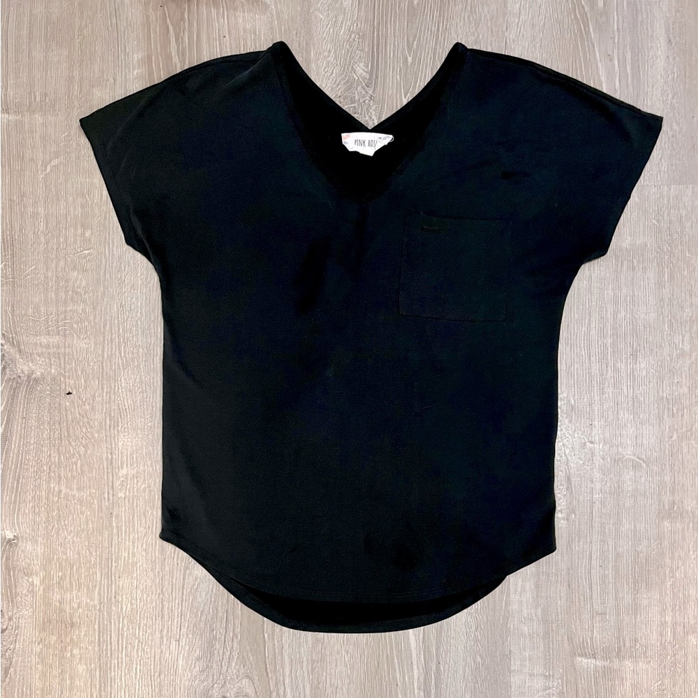 V-Neck T-Shirt - Navy
